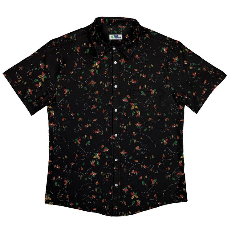 Spirit of the Season Button Up Shirt Geek Nerd 0925 adult sizing All Adult Button Up Shirts