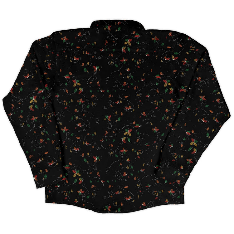 Spirit of the Season Long Sleeve Button Up Shirt Geek Nerd 0925 adult sizing All Adult Button Up Shirts