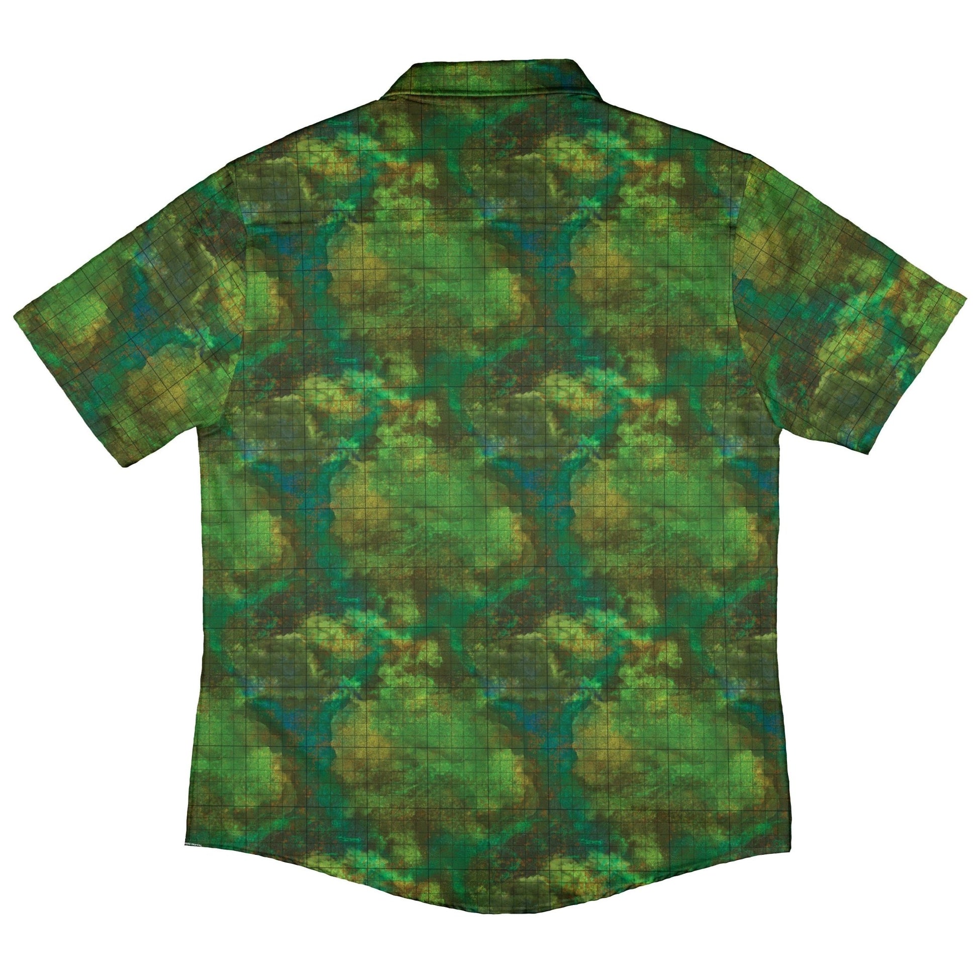 Spooky Battle Map Button Up Shirt Geek Nerd adult sizing halloween q4