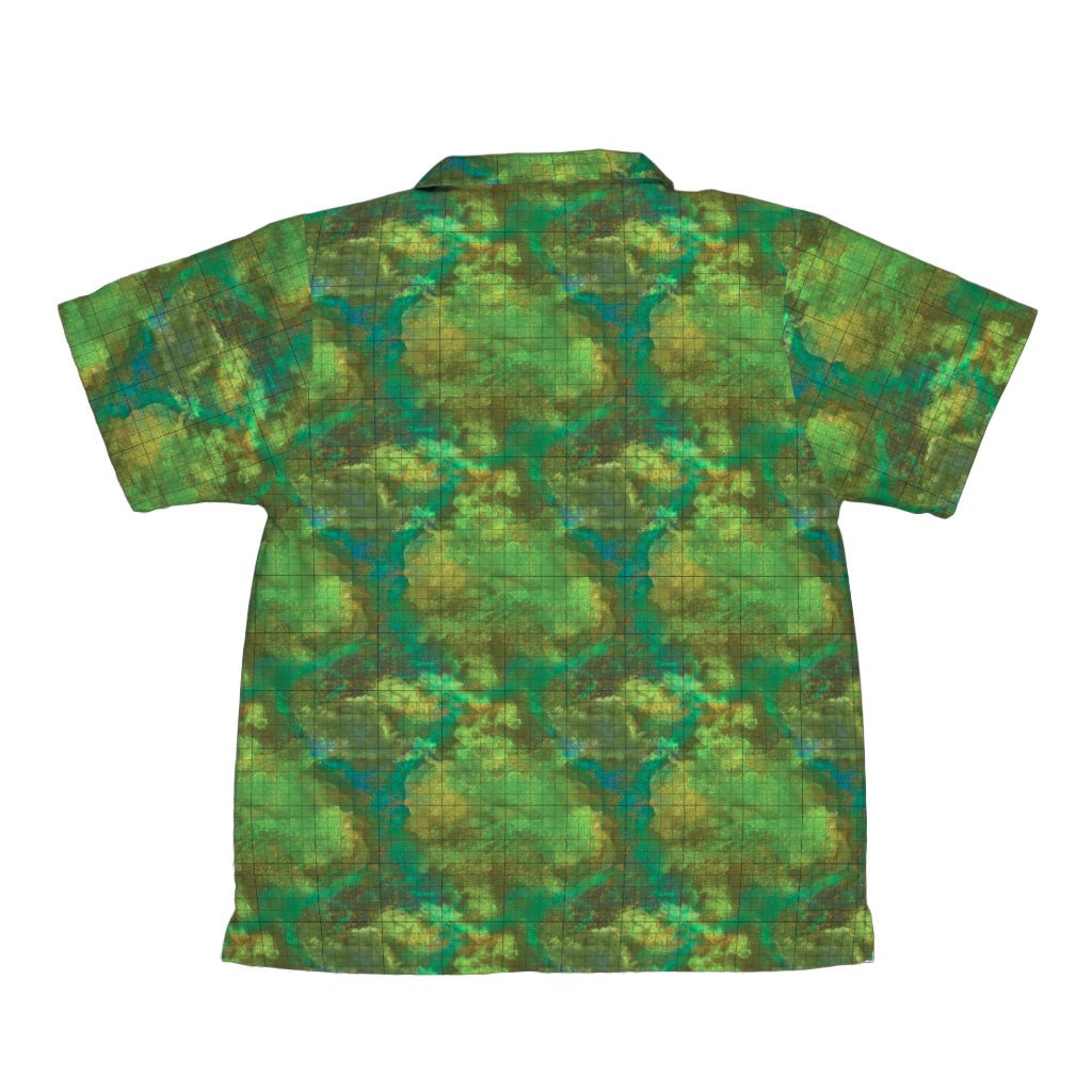 Spooky Battle Map Youth Hawaiian Shirt Geek Nerd halloween q4