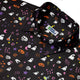 Spooky Doodles Button Up Shirt Geek Nerd 0925 adult sizing All Adult Button Up Shirts