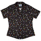 Spooky Doodles Curvy Button Up Shirt Geek Nerd 0925 All Adult Button Up Shirts Design by Heather Davenport