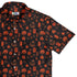 Clearance Ready - to - Ship Spooky Halloween Orange Button Up Shirt Geek Nerd adult sizing Clearance Design by Heather Davenport