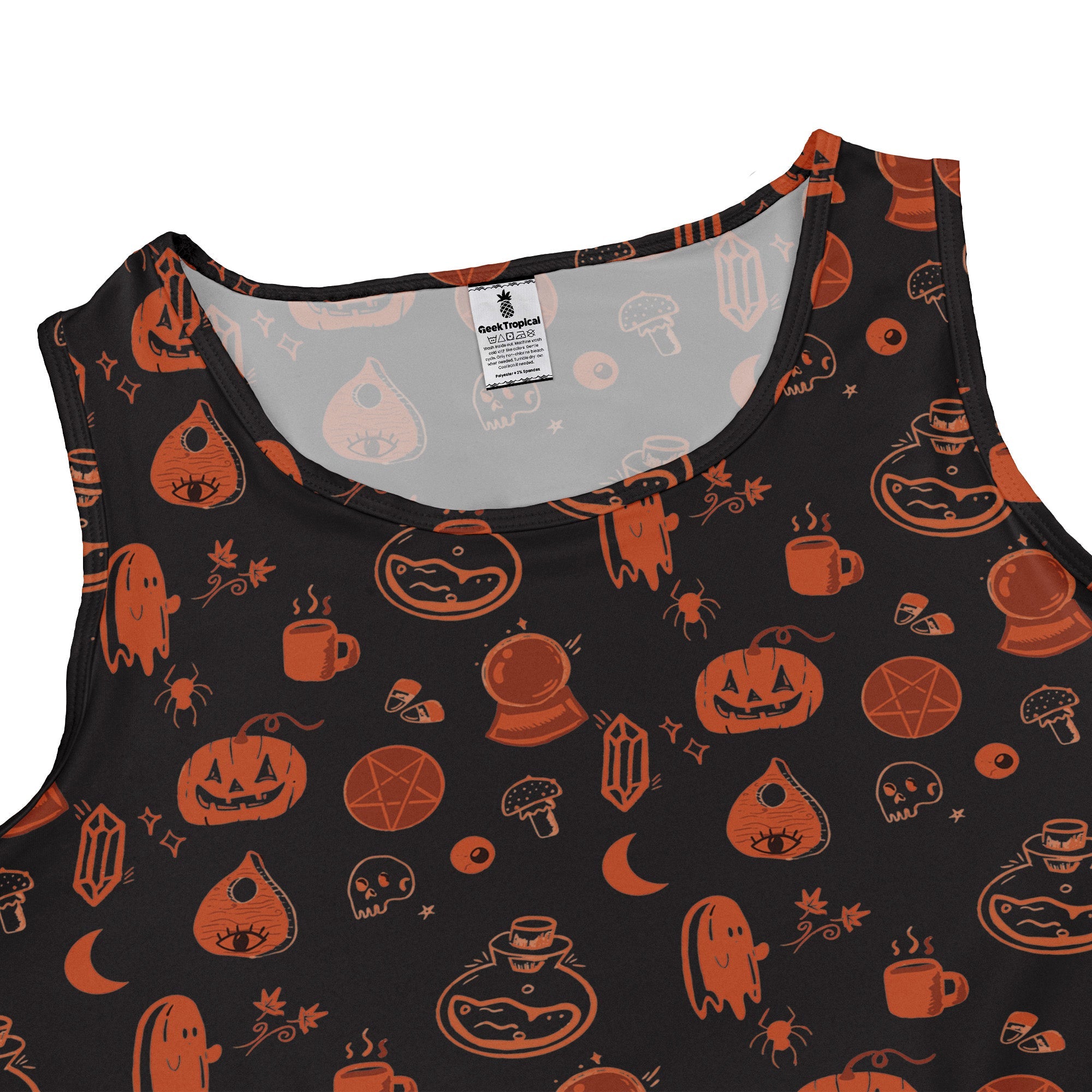 Spooky Halloween Orange Dress Geek Nerd halloween lx - C q4