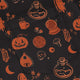 Spooky Halloween Orange Long Sleeve Button Up Shirt Geek Nerd adult sizing Design by Heather Davenport FLOW DESC WRITING