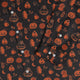 Spooky Halloween Orange Long Sleeve Button Up Shirt Geek Nerd adult sizing Design by Heather Davenport FLOW DESC WRITING