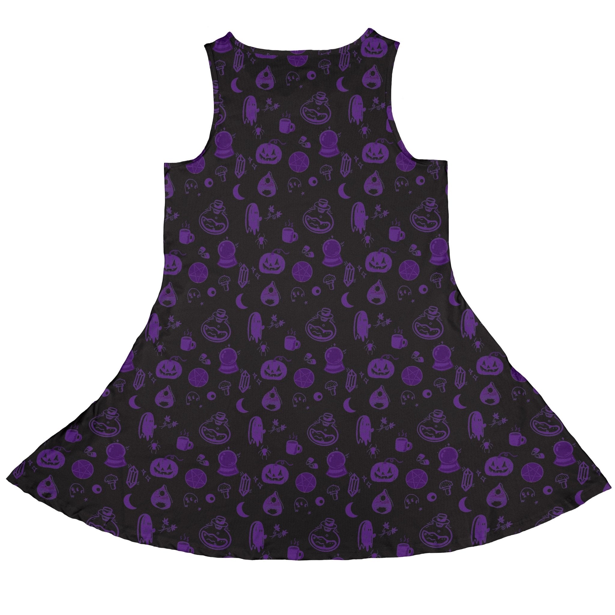 Spooky Halloween Purple Dress Geek Nerd halloween lx - C q4