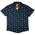 Spooky Exploding Kittens Button Up Shirt - adult sizing - Animal Patterns - board game print