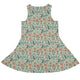 Spring Garden Dress Geek Nerd 0925 Botany Print Design by Episodic