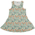 Spring Garden Dress Geek Nerd 0925 Botany Print Design by Episodic