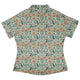 Spring Garden Curvy Button Up Shirt Geek Nerd 0925 All Adult Button Up Shirts Botany Print