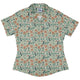 Spring Garden Curvy Button Up Shirt Geek Nerd 0925 All Adult Button Up Shirts Botany Print