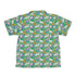 Spring Forest Green Youth Hawaiian Shirt Geek Nerd animal patterns botany print Design by Julie Kitzes