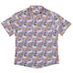 Spring Forest Purple Button Up Shirt Geek Nerd adult sizing animal patterns botany print