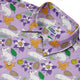 Spring Forest Purple Button Up Shirt Geek Nerd adult sizing animal patterns botany print