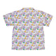 Spring Forest Purple Youth Hawaiian Shirt Geek Nerd animal patterns botany print Design by Julie Kitzes