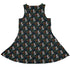 Squirrels in Love Sleeveless Dress back