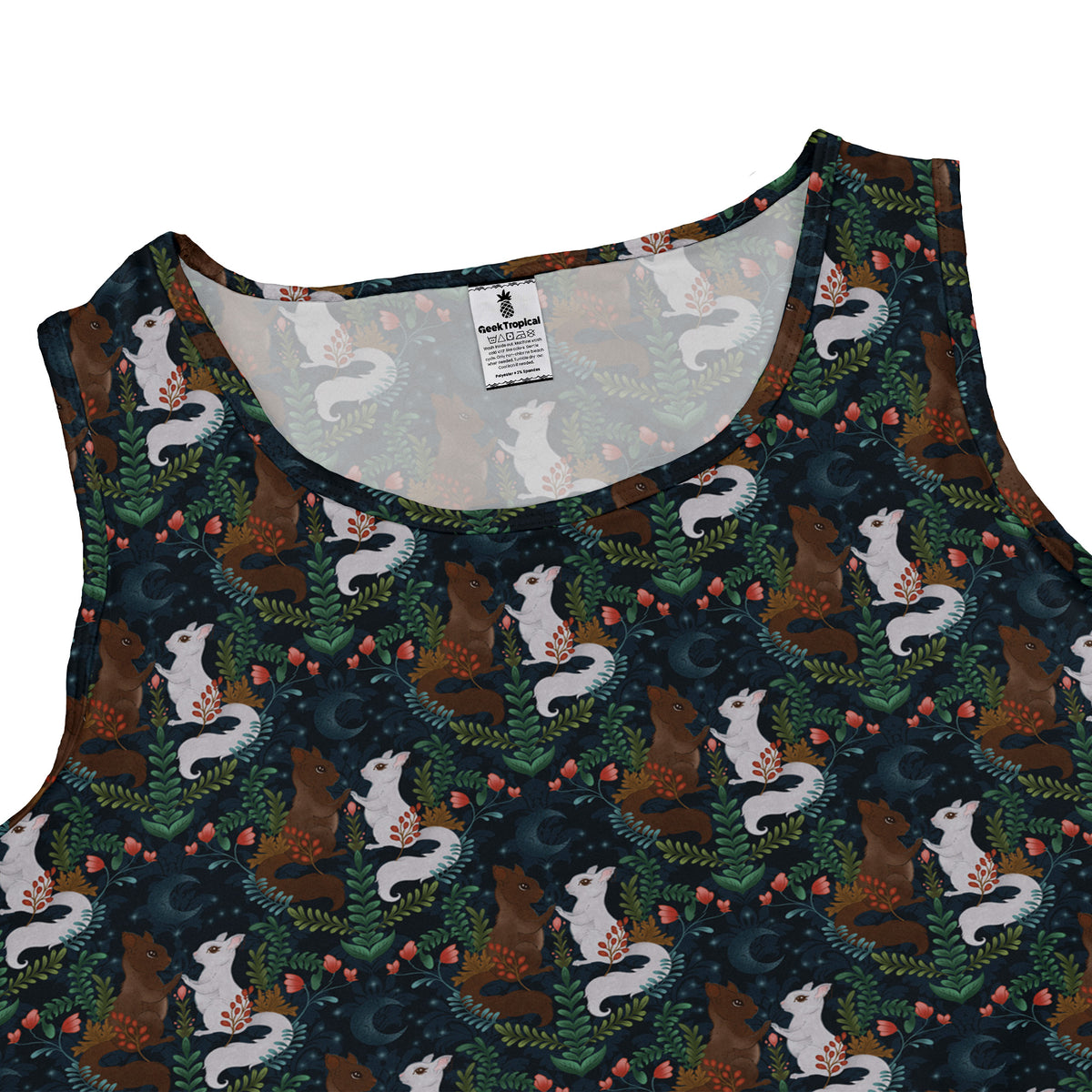 Squirrels in Love Sleeveless Dress close front