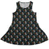 Squirrels in Love Sleeveless Dress front