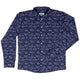 Star Cats Long Sleeve Button Up Shirt Geek Nerd adult sizing Animal Patterns Design By Brigid Ashwood