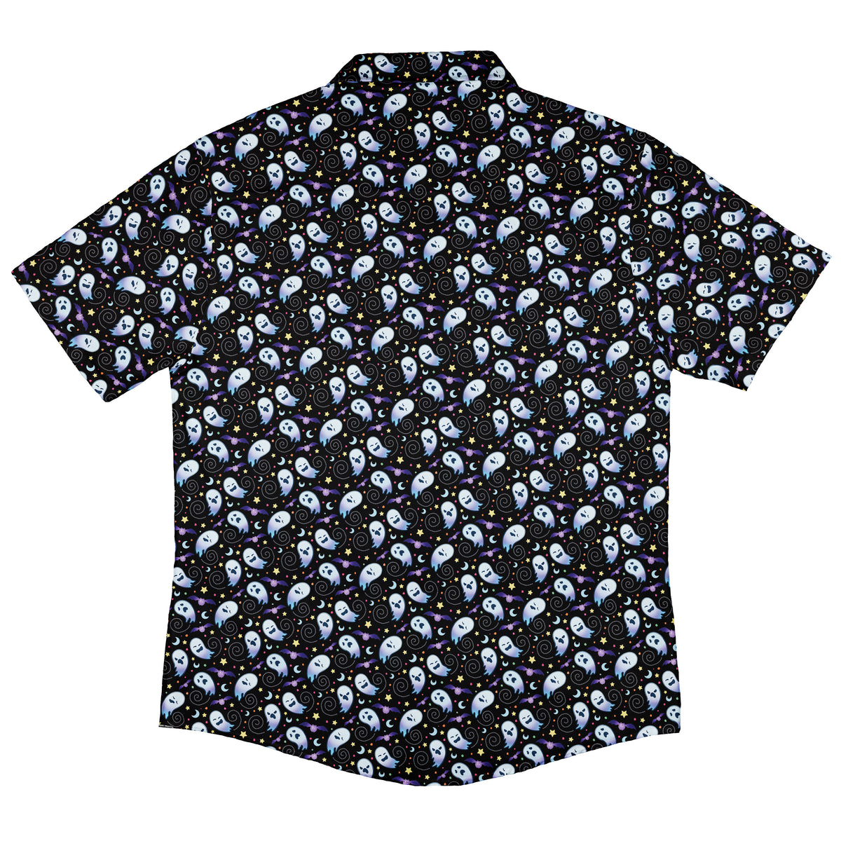 Starry Night Halloween Button Up Shirt Back
