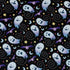 Starry Night Halloween Button Up Shirt Pocket