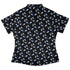 Starry Night Halloween Curvy Button Up Shirt womens back