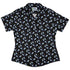 Starry Night Halloween Curvy Button Up Shirt womens front