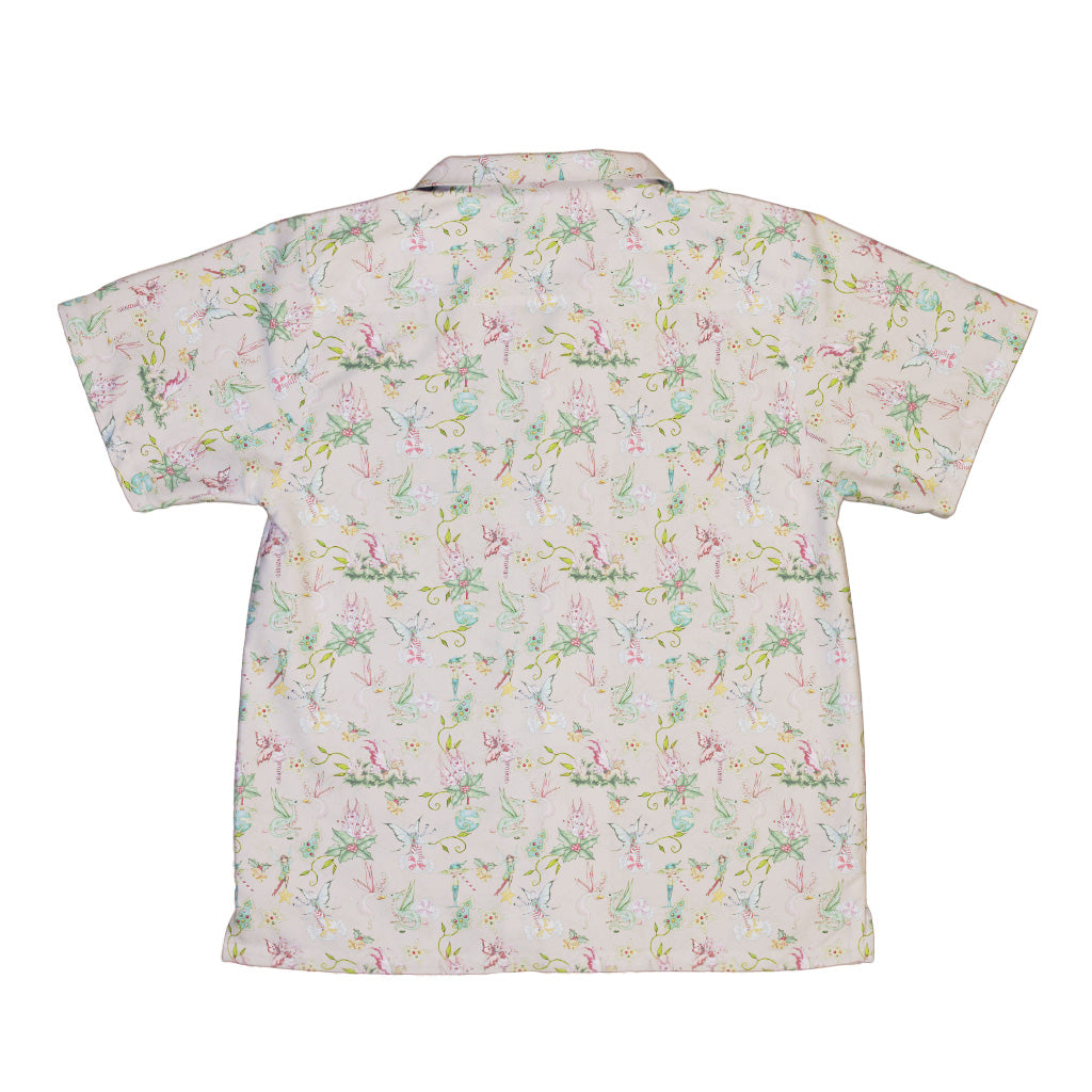 Sugarplum Dragonlings Pink Youth Hawaiian Shirt Back