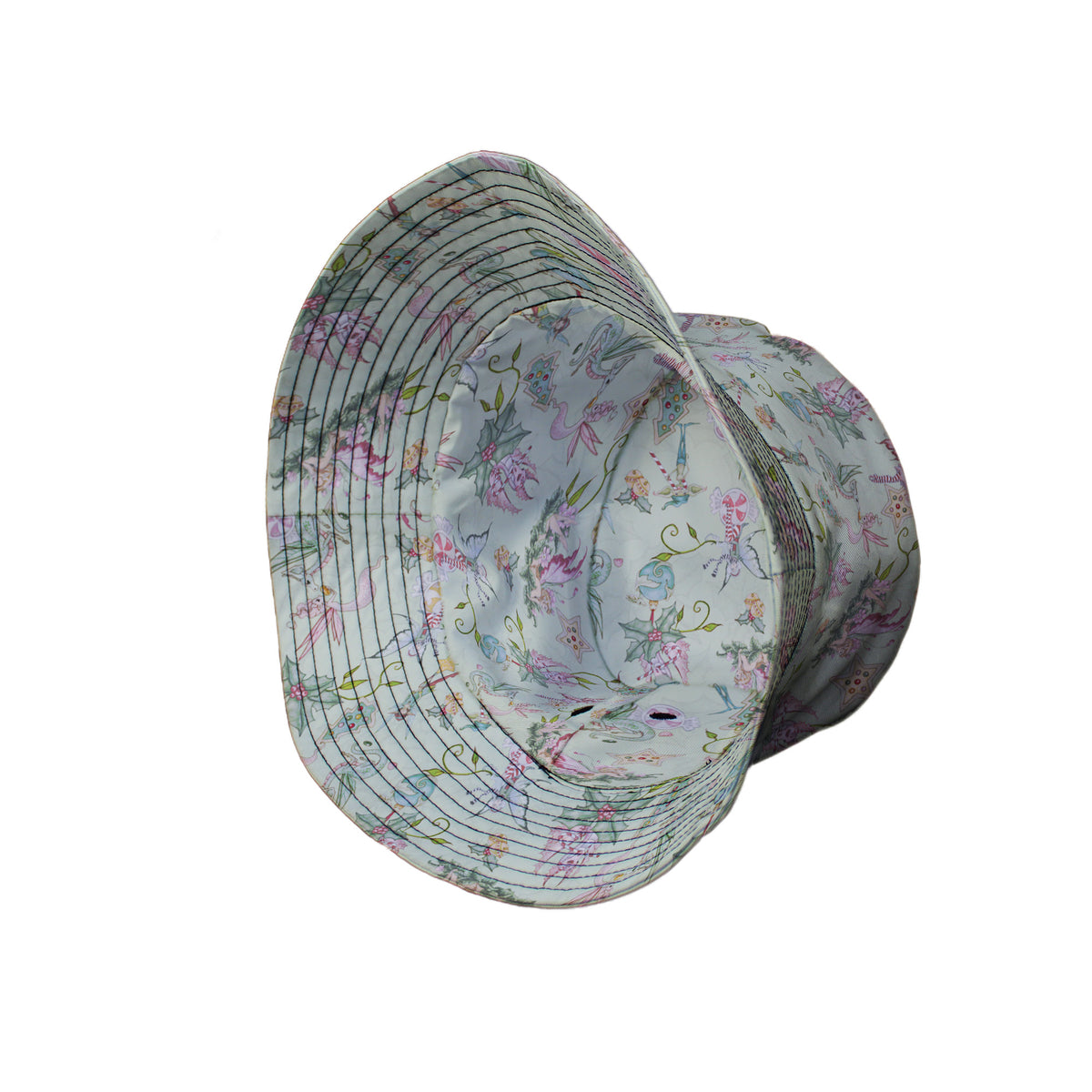 Sugarplum Dragonlings Sage Bucket Hat Side View