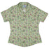 Sugarplum Dragonlings Sage Curvy Button Up Shirt womens front