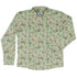 Sugarplum Dragonlings Sage Long Sleeve Button Up Shirt front