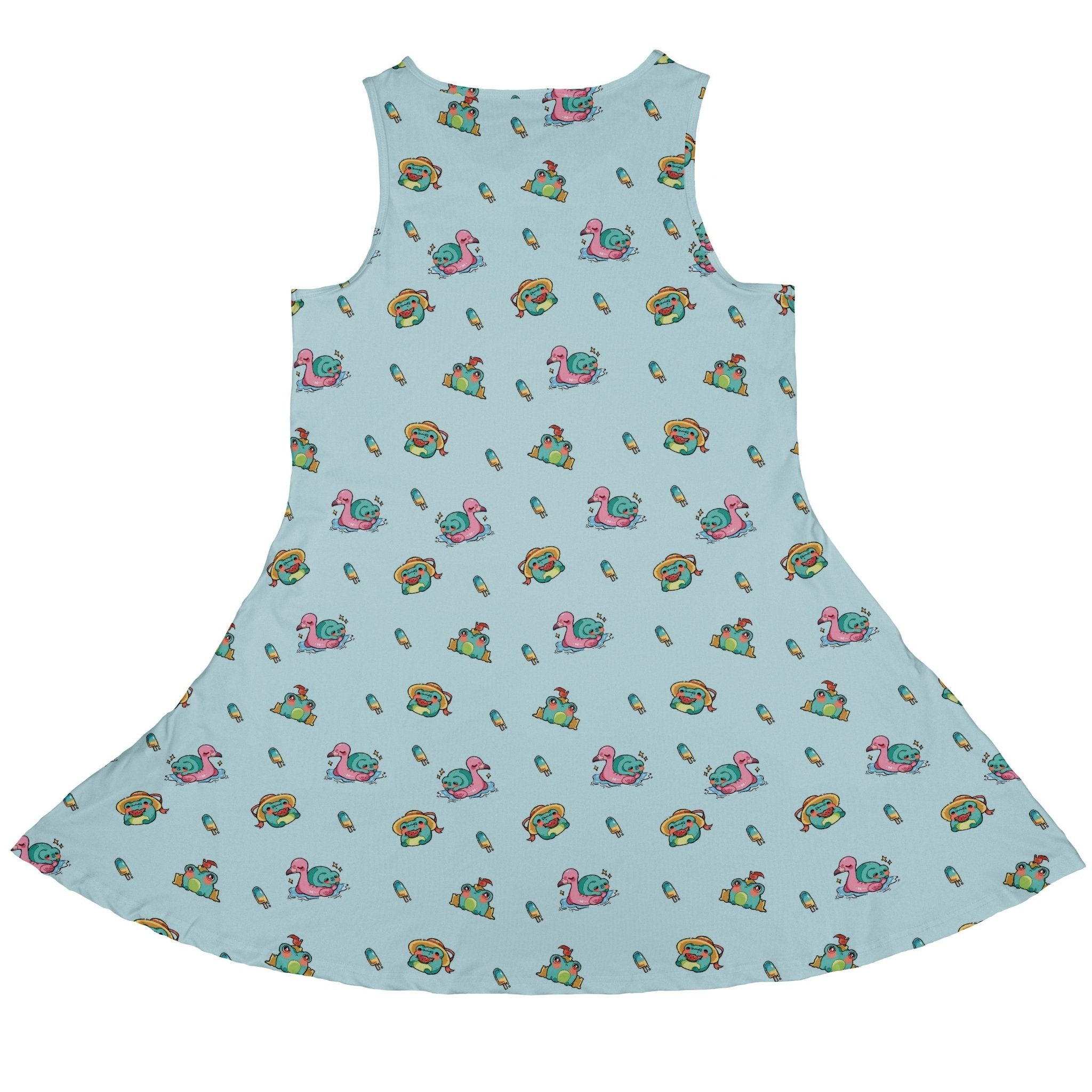 Summer Frogs Anime Dress Geek Nerd Animal Patterns Anime Design by Ardi Tong