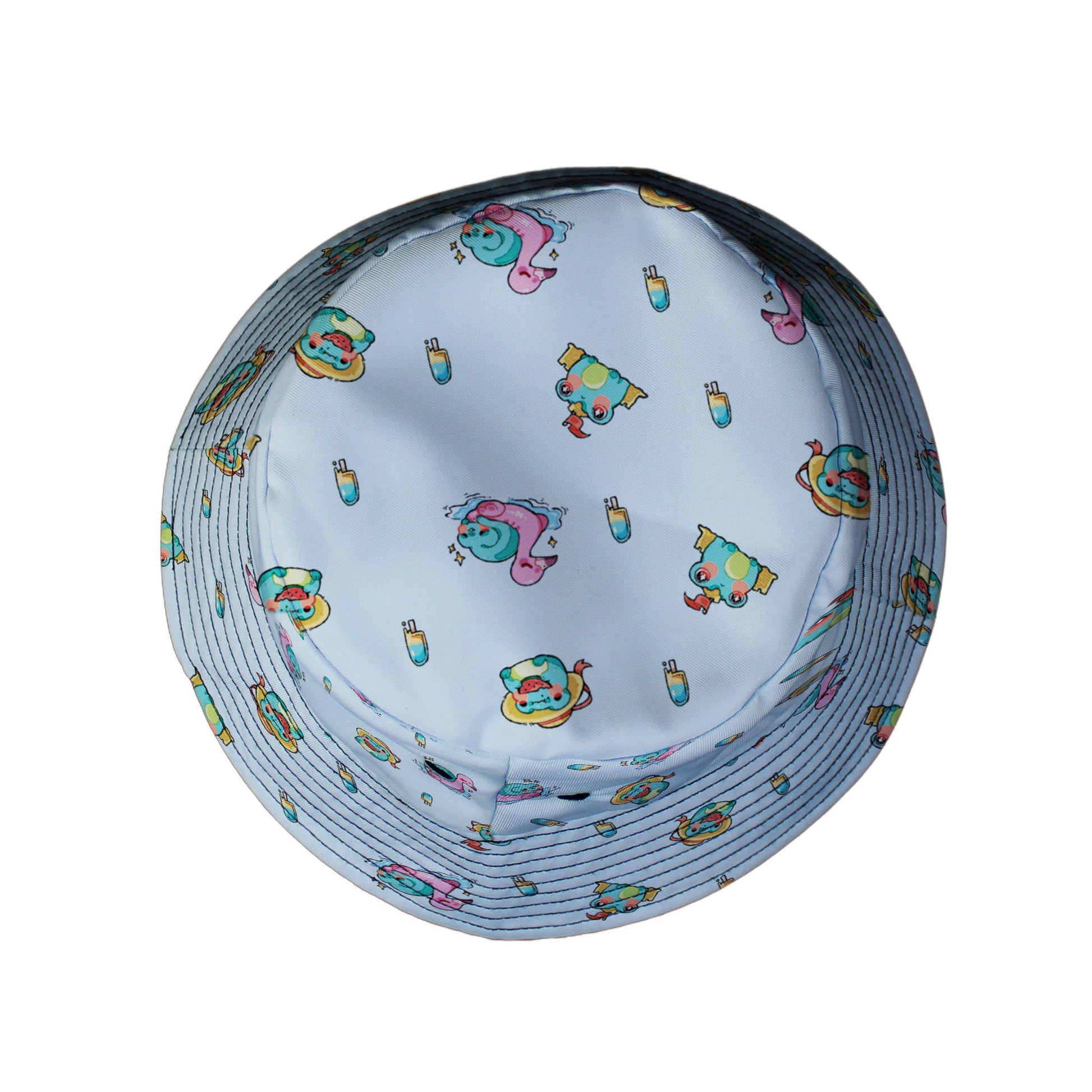 Summer Frogs Anime Bucket Hat