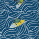 Surf and Roll Dnd Dice Long Sleeve Button Up Shirt Geek Nerd adult sizing Design by Dunking Toast dnd & rpg print