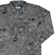 Surface of Mercury Long Sleeve Button Up Shirt Geek Nerd adult sizing Designs by Nathan FLOW DESC WRITING