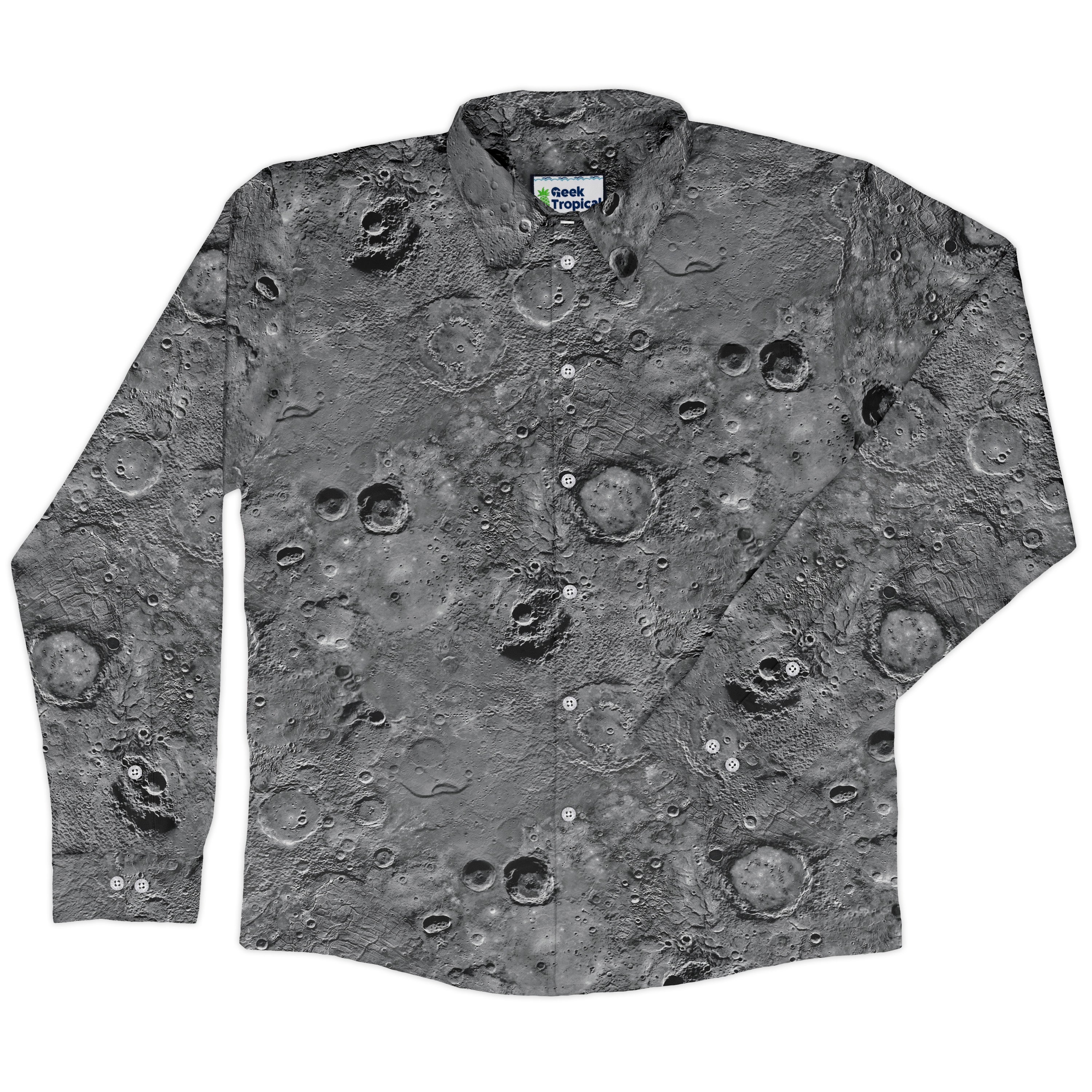 Surface of Mercury Long Sleeve Button Up Shirt