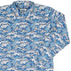 Surfer Bunnies Anime Long Sleeve Button Up Shirt Geek Nerd adult sizing Animal Patterns Anime