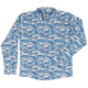 Surfer Bunnies Anime Long Sleeve Button Up Shirt Geek Nerd adult sizing Animal Patterns Anime