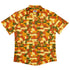 Sushi Eating Bear Anime Button Up Shirt - adult sizing - Animal Patterns - Anime