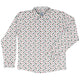 Sword and Hearts Video Game Long Sleeve Button Up Shirt Geek Nerd adult sizing Design by Heather Davenport FLOW DESC WRITING