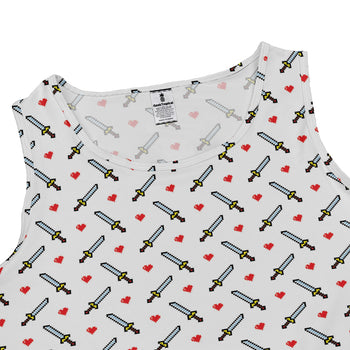 Sword And Hearts Video Game Dress Geek Nerd Design by Heather Davenport lx - C Simple Patterns