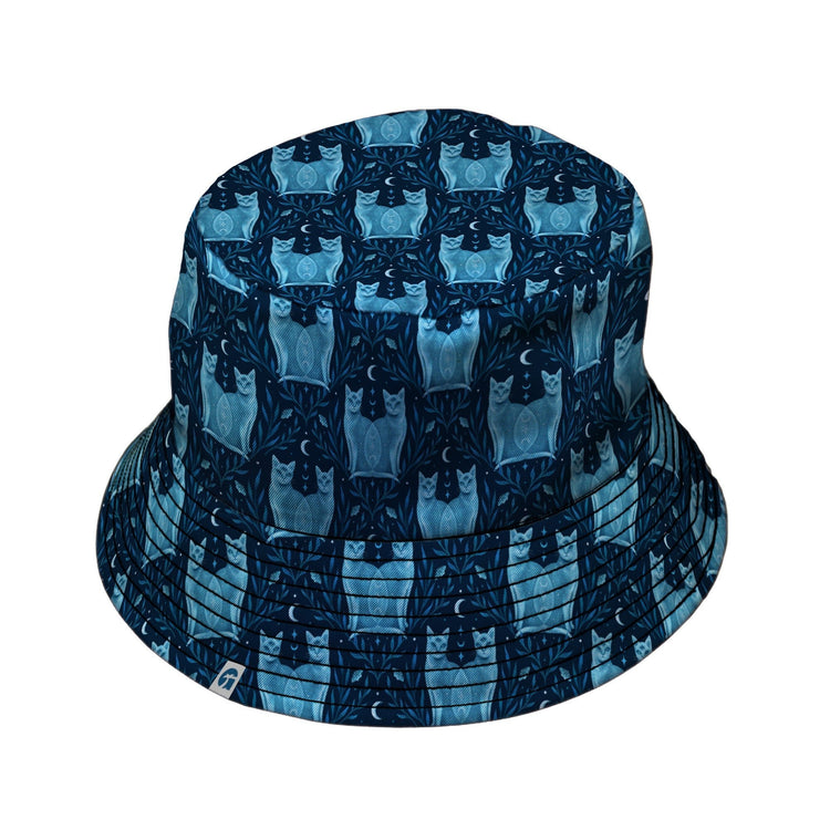 Symmetrical Cats Bucket Hat Geek Nerd 0925 Animal Patterns Design by Episodic