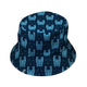 Symmetrical Cats Bucket Hat Geek Nerd 0925 Animal Patterns Design by Episodic