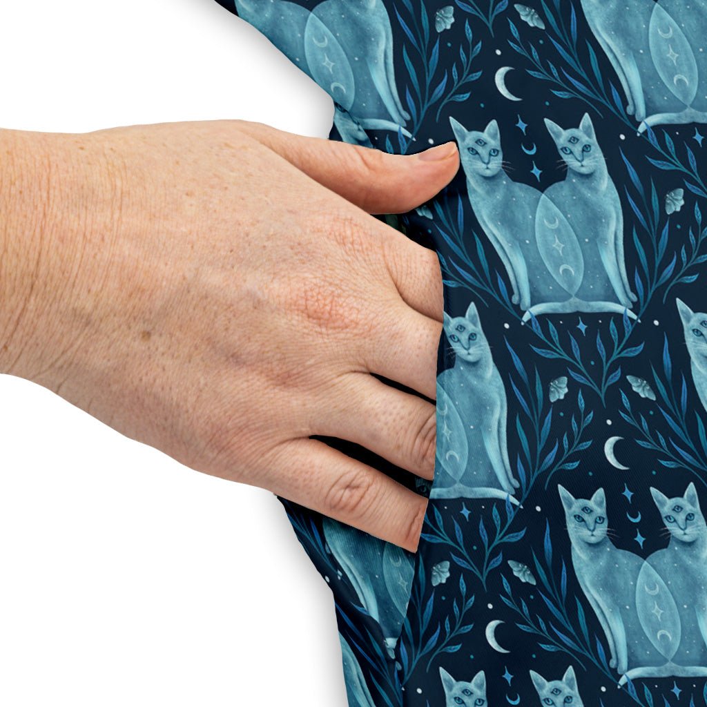 Symmetrical Cats Dress Geek Nerd 0925 Animal Patterns Design by Episodic