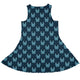 Symmetrical Cats Dress Geek Nerd 0925 Animal Patterns Design by Episodic