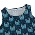 Symmetrical Cats Dress Geek Nerd 0925 Animal Patterns Design by Episodic