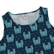 Symmetrical Cats Dress Geek Nerd 0925 Animal Patterns Design by Episodic