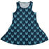 Symmetrical Cats Dress Geek Nerd 0925 Animal Patterns Design by Episodic