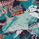 T - Rex Bones Footprints Green Dinosaur Long Sleeve Button Up Shirt Geek Nerd adult sizing dinosaur print FLOW DESC WRITING